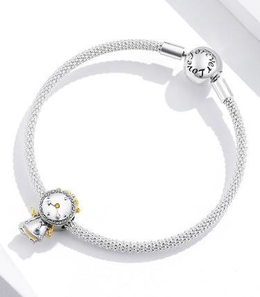 Сребърен талисман „Вълшебен часовник“