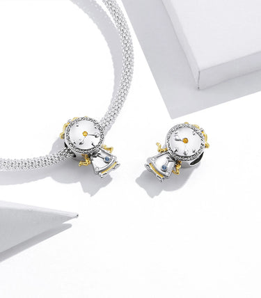 Сребърен талисман „Вълшебен часовник“