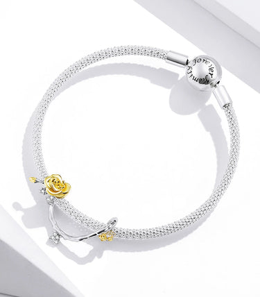 Сребърен талисман „Вълшебни рози“