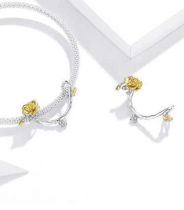 Сребърен талисман „Вълшебни рози“