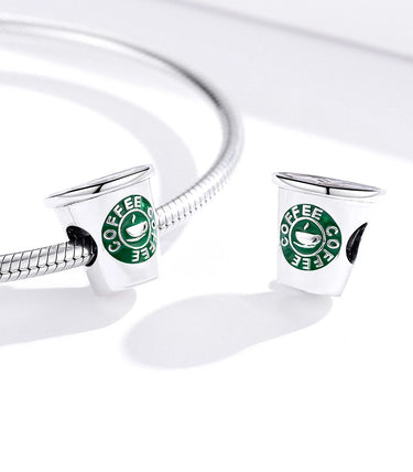 Сребърен талисман „Време за кафе“