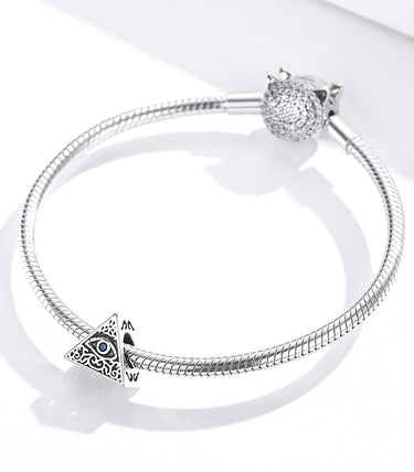 Сребърен талисман „Всевиждащото око“