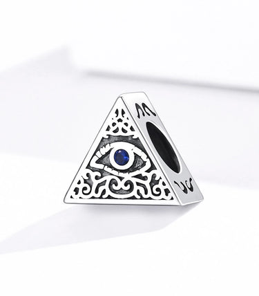 Сребърен талисман „Всевиждащото око“