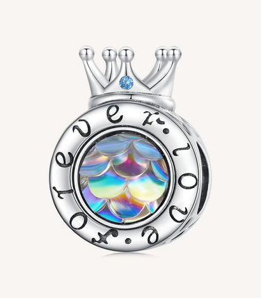 Сребърен талисман „За кралицата в теб“