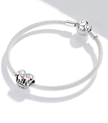 Сребърен талисман „За семейството с любов“