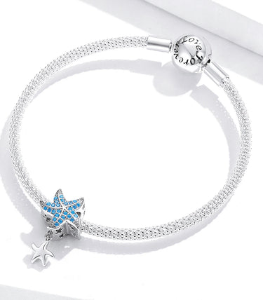 Сребърен талисман „Звездички за теб“