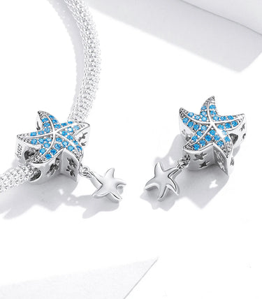 Сребърен талисман „Звездички за теб“