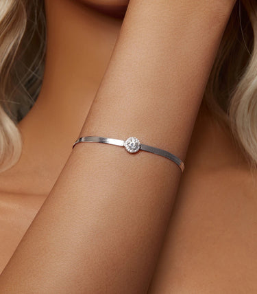 Сребърна гривна „Aria“