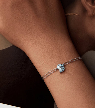 Сребърна гривна „Чуй морето“