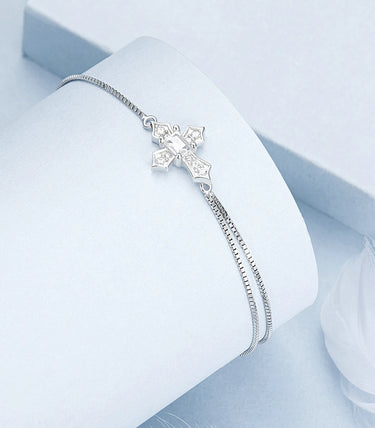 Сребърна гривна „Имай вяра“