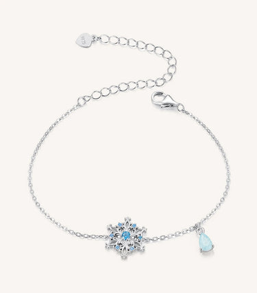 Сребърна гривна „Ледено вълшебство“