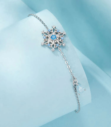 Сребърна гривна „Ледено вълшебство“