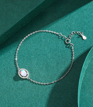 Сребърна гривна „Лунни трепети“