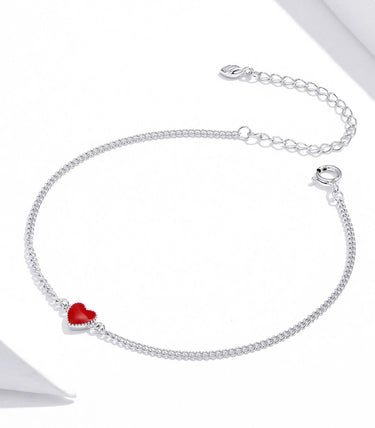 Сребърна гривна „Обичай се“