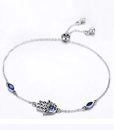 Сребърна гривна “Ръката на Фатима“