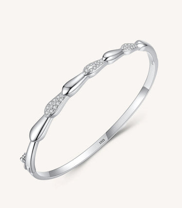 Сребърна гривна "Sillage"