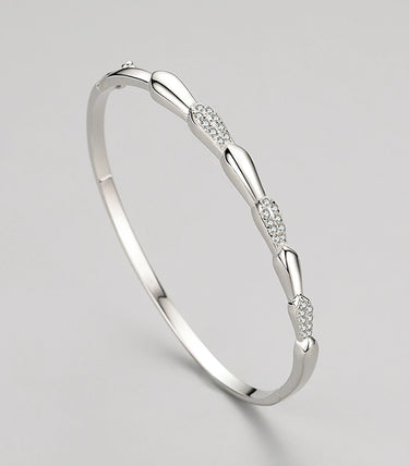 Сребърна гривна "Sillage"