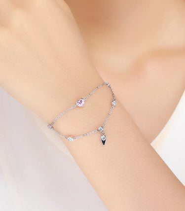 Сребърна гривна „Споделеност“