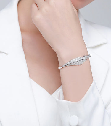 Сребърна гривна "Starlit"