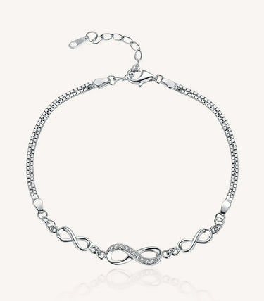 Сребърна гривна „Вечна“