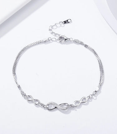 Сребърна гривна „Вечна“