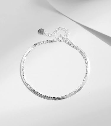 Сребърна гривна „Velvet“