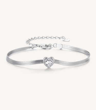 Сребърна гривна „Влюбена в себе си“