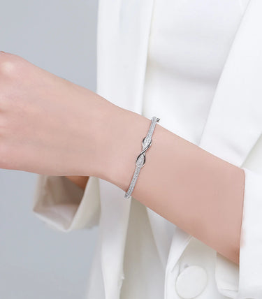 Сребърна гривна „Завинаги“