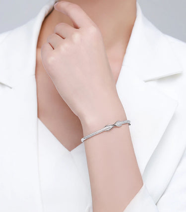 Сребърна гривна „Завинаги“