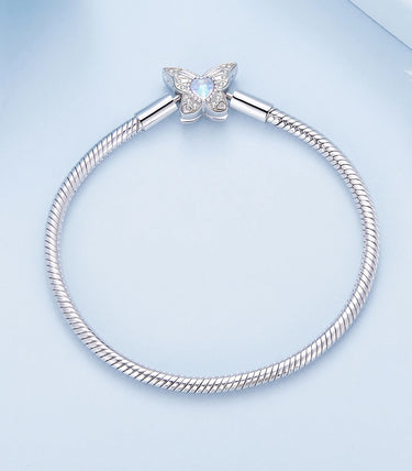 Сребърна мека гривна за талисмани "Разтвори криле и полети"