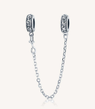 Сребърна осигурителна верижка „Класик“