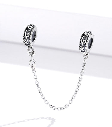 Сребърна осигурителна верижка „Класик“