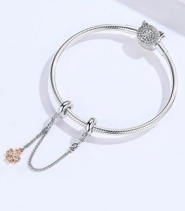 Сребърна осигурителна верижка „Малко съкровище“