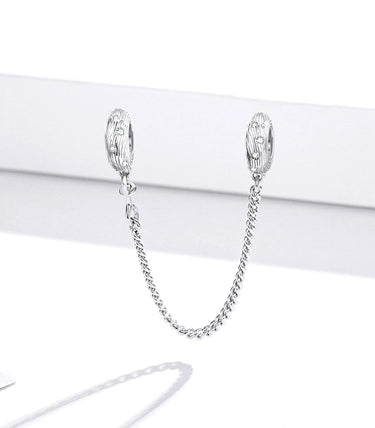 Сребърна осигурителна верижка „На гребена на вълната“