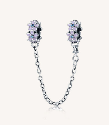 Сребърна осигурителна верижка „Шепнещо ухание“