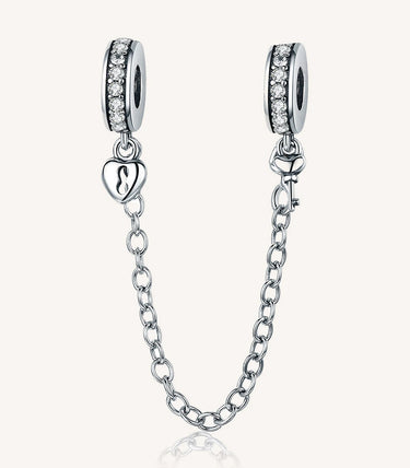 Сребърна осигурителна верижка „Завинаги свързани“