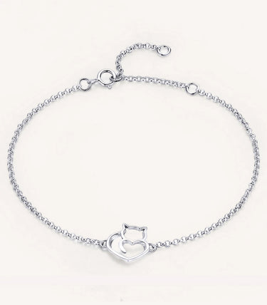 Сребърна гривна „Кокетна“