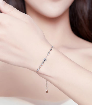 Сребърна гривна „Усмихни се с пролетта“