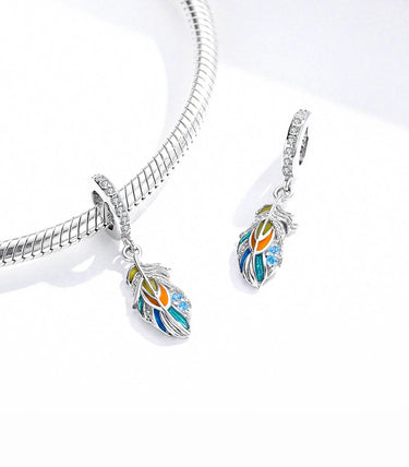 Сребърна висулка „Блести със своите цветове!“