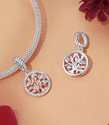 Сребърна висулка „Дървото на живота“