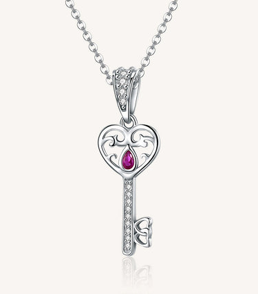 Сребърна висулка „Ключът е в теб!“