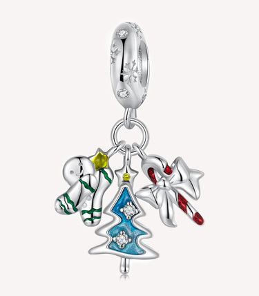 Сребърна висулка „Коледният дух“