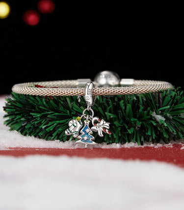 Сребърна висулка „Коледният дух“