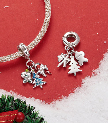 Сребърна висулка „Коледният дух“