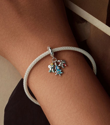 Сребърна висулка „Коледният дух“