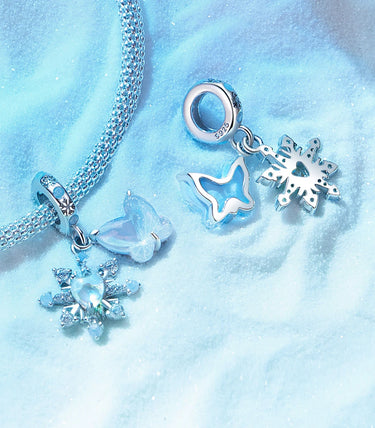 Сребърна висулка „Ледена феерия“