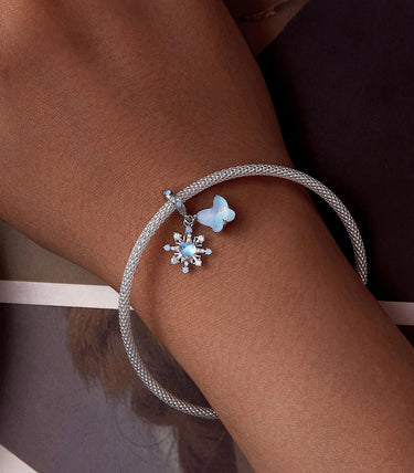 Сребърна висулка „Ледена феерия“