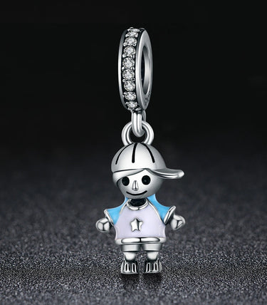 Сребърна висулка „Момче е!“