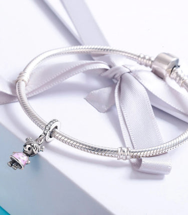 Сребърна висулка „Момиче е!“