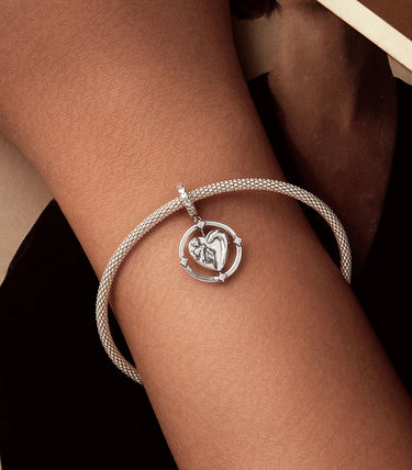 Сребърна висулка „Нашият свят“